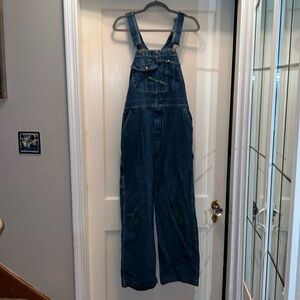Key imperial bibs overalls 40” x 32” denim jeans